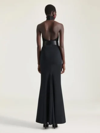 Haut dos nu en viscose avec cristaux Haut dos nu en viscose avec cristaux