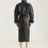 Jupe crayon midi en cuir Jupe crayon midi en cuir