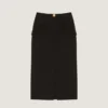 Jupe midi en laine Jupe midi en laine