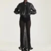 Bomber en cuir nappa Bomber en cuir nappa
