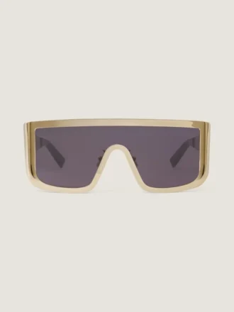 Lunettes de soleil carrées en métal