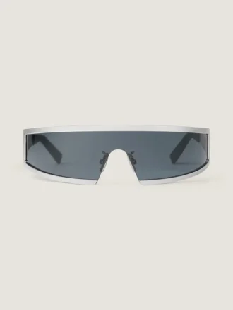 Lunettes de soleil carrées en métal