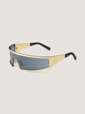Lunettes de soleil carrées en métal