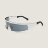 Lunettes de soleil carrées en métal Lunettes de soleil carrées en métal