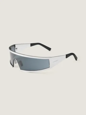Lunettes de soleil carrées en métal