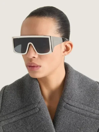 Lunettes de soleil carrées en métal