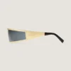 Lunettes de soleil carrées en métal Lunettes de soleil carrées en métal