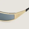 Lunettes de soleil carrées en métal Lunettes de soleil carrées en métal