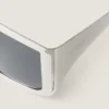 Lunettes de soleil carrées en métal