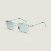 Lunettes de soleil unisexe Gv Speed en métal et émail