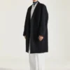 Manteau ajusté en laine et cachemire Manteau ajusté en laine et cachemire