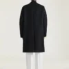 Manteau ajusté en laine et cachemire Manteau ajusté en laine et cachemire