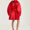 Manteau court en satin Manteau court en satin