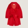 Manteau court en satin Manteau court en satin