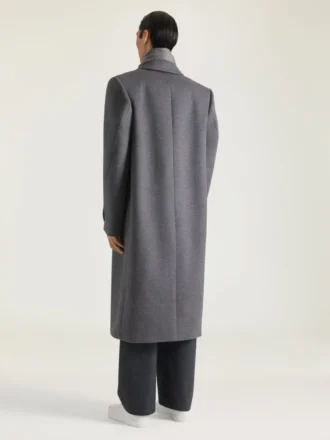 Manteau couture en laine et cachemire
