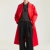Manteau à coutures couture en satin Manteau à coutures couture en satin