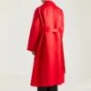 Manteau à coutures couture en satin Manteau à coutures couture en satin