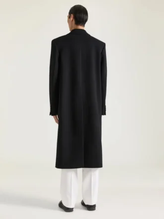 Manteau en laine et cachemire