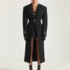 Manteau fendu en laine Manteau fendu en laine