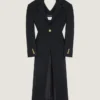 Manteau fendu en laine Manteau fendu en laine