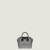 Micro-Antigona Bag en satin avec strass Micro-Antigona Bag en satin avec strass