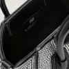 Micro-Antigona Bag en satin avec strass Micro-Antigona Bag en satin avec strass