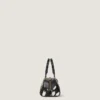 Mini Antigona Bag East-West en cuir effet poney avec imprimé animalier