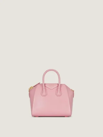 Mini Antigona Bag en cuir Box