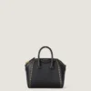Mini Antigona Bag en cuir Box avec clous