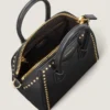 Mini Antigona Bag en cuir Box avec clous