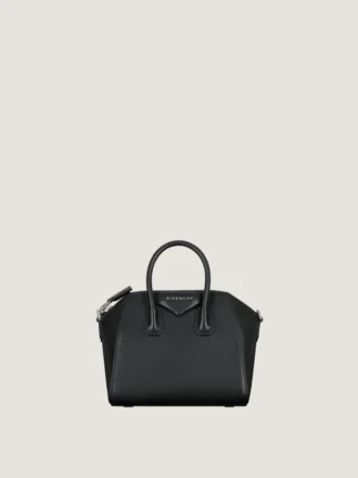 Mini Antigona Bag en cuir grainé