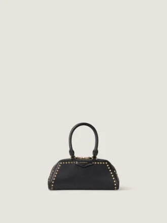Mini Antigona East-West bag in box with studs