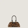 Mini Antigona East-West bag in leopard pony effect leather Mini Antigona East-West bag in leopard pony effect leather