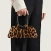 Mini Antigona East-West bag in leopard pony effect leather Mini Antigona East-West bag in leopard pony effect leather