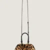 Mini Antigona East-West bag in leopard pony effect leather Mini Antigona East-West bag in leopard pony effect leather