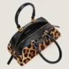 Mini Antigona East-West bag in leopard pony effect leather Mini Antigona East-West bag in leopard pony effect leather