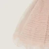 Mini-robe babydoll à volants en nylon