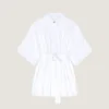 Mini-robe chemise en popeline Mini-robe chemise en popeline