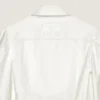 Mini-robe Cocoon en denim blanc Mini-robe Cocoon en denim blanc
