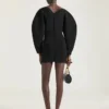 Mini-robe Cocoon en maille technique Mini-robe Cocoon en maille technique