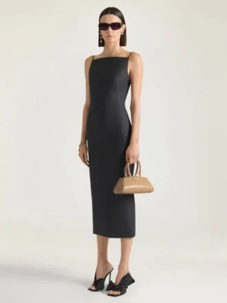 Mini sac Antigona East-West en cuir Box