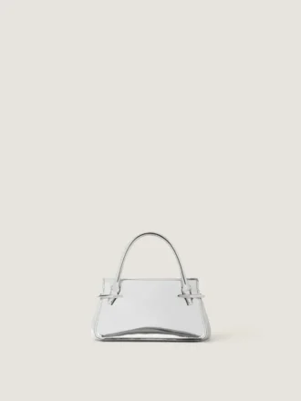 Mini sac Pinch en cuir effet miroir
