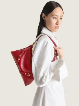 Mini Voyou Bag en cuir brillant