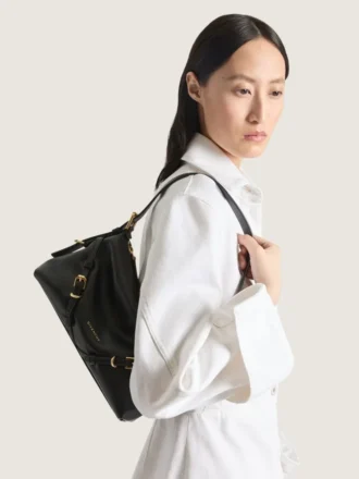 Mini Voyou Bag en cuir brillant
