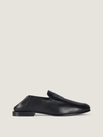 Mocassins Label en cuir brillant