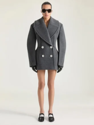 Caban cocon en laine