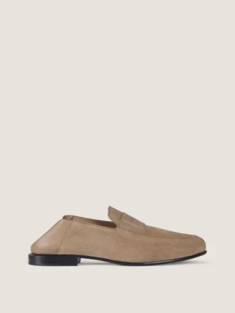 Mocassins Label en daim