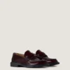 Mocassins pour homme en cuir brossé