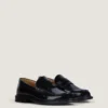 Mocassins pour homme en cuir brossé