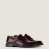 Mocassins pour homme en cuir brossé